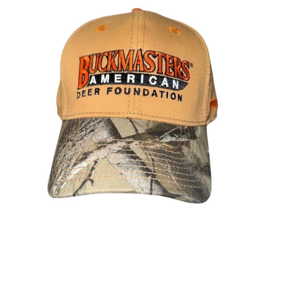 Buckmasters Camouflage Hunting Hat adj American deer foundation sponsor outdoor
